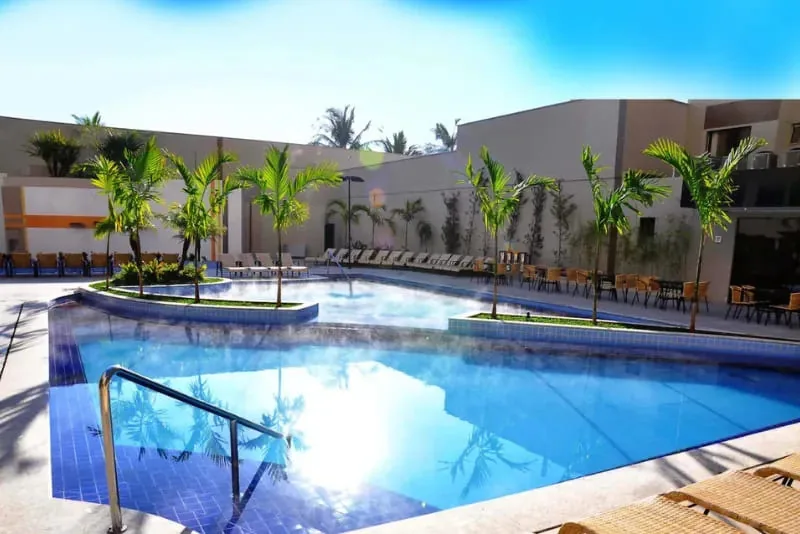 Área de lazer do Boulevard Suíte Hotel