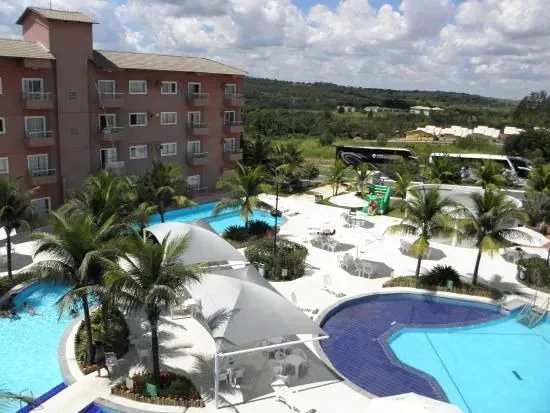 Área de lazer do Lagoa Quente Hotel